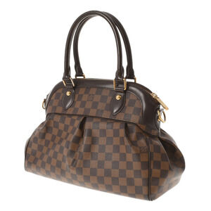 Louis Vuitton Brown Bag Canvas Trevi Handbag Damier